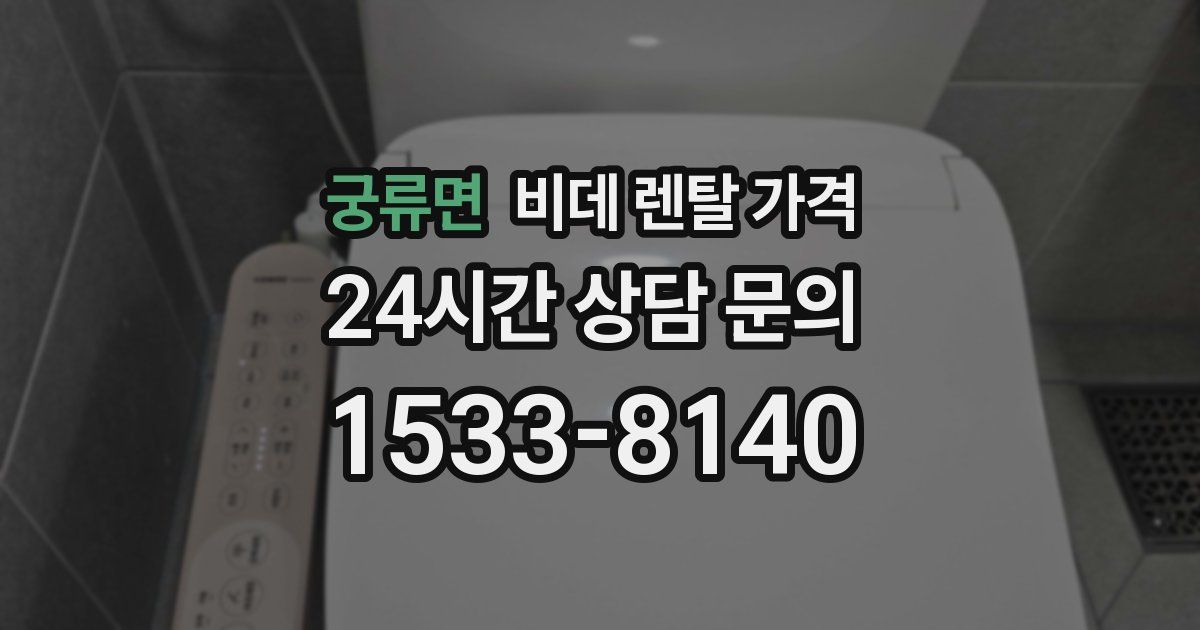 궁류면 비데 렌탈 가격