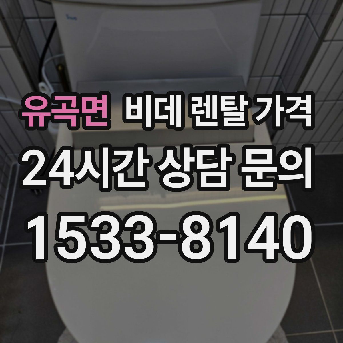 유곡면 비데 렌탈 가격