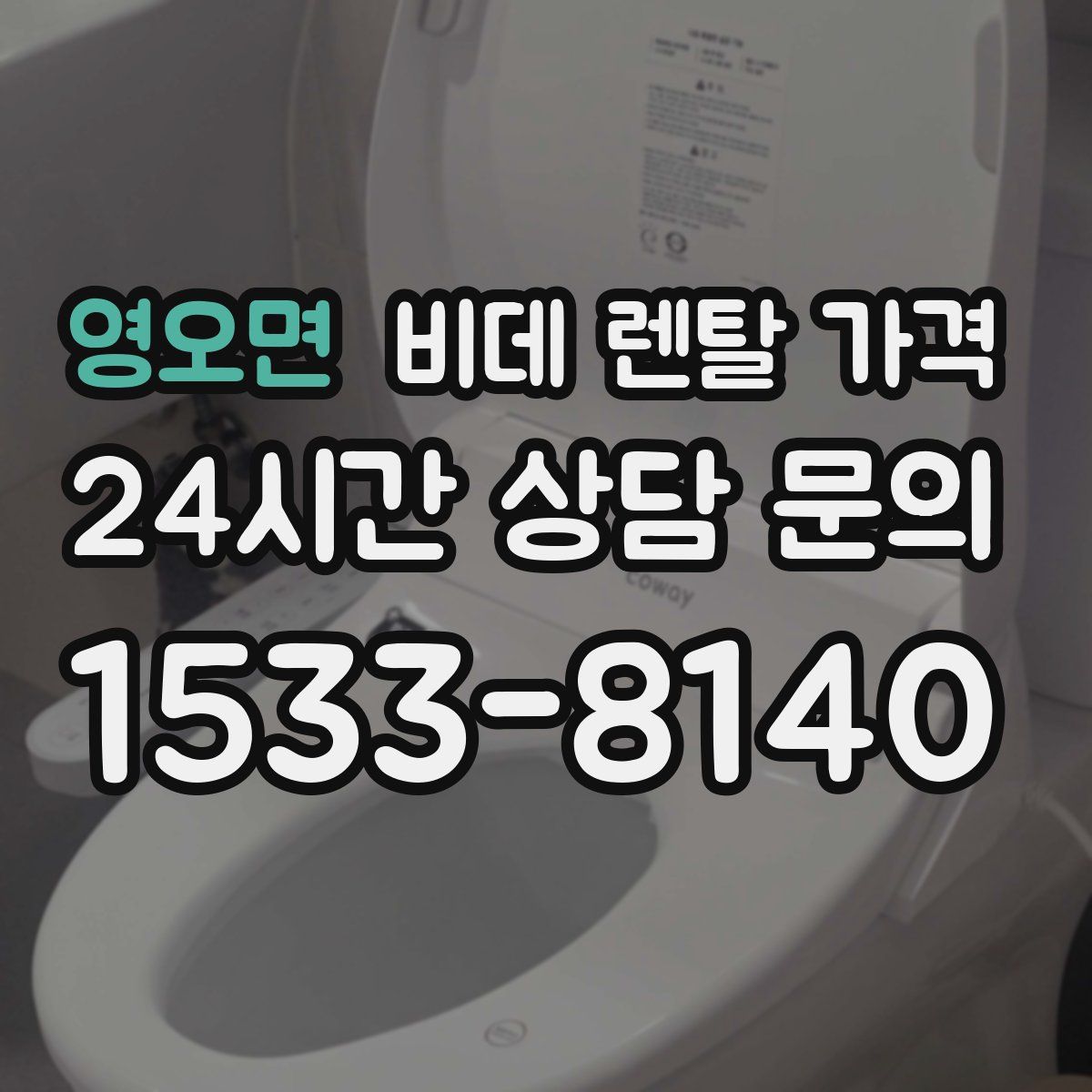 영오면 비데 렌탈 가격