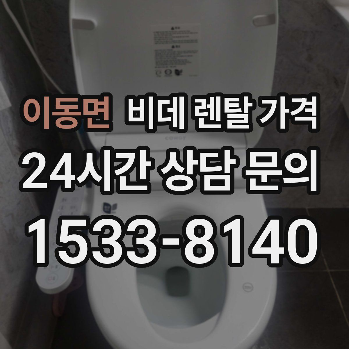 이동면 비데 렌탈 가격