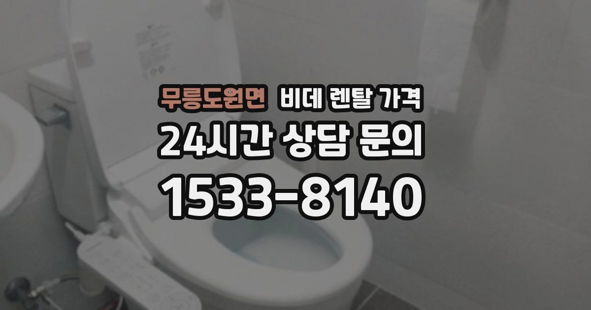 무릉도원면 비데 렌탈 가격