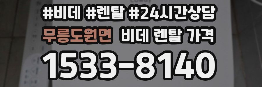 무릉도원면 비데 렌탈 가격