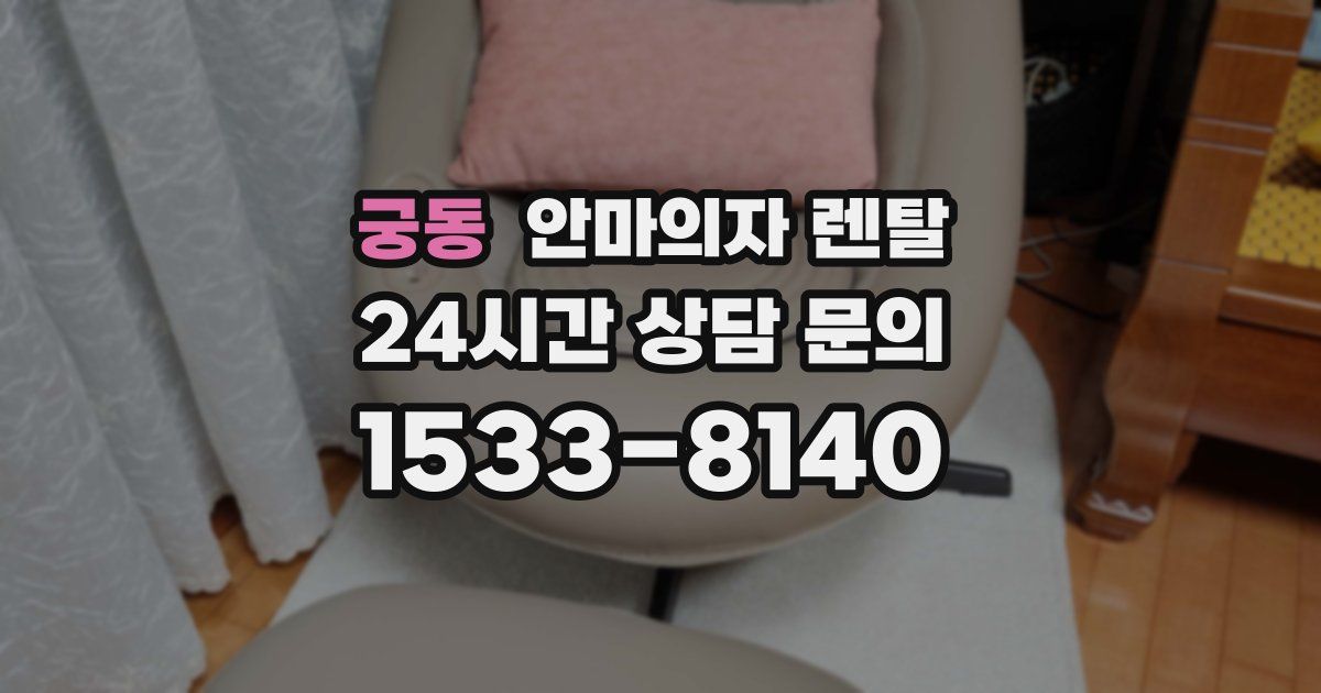 궁동 안마의자 렌탈