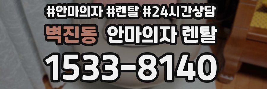 벽진동 안마의자 렌탈