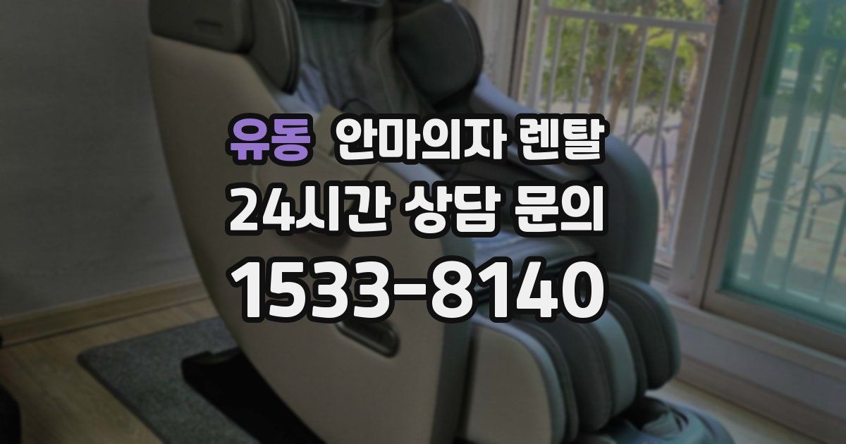 유동 안마의자 렌탈