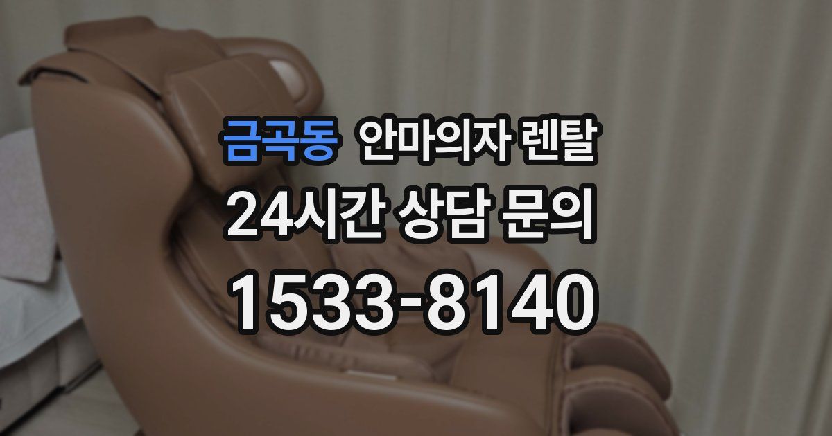 금곡동 안마의자 렌탈