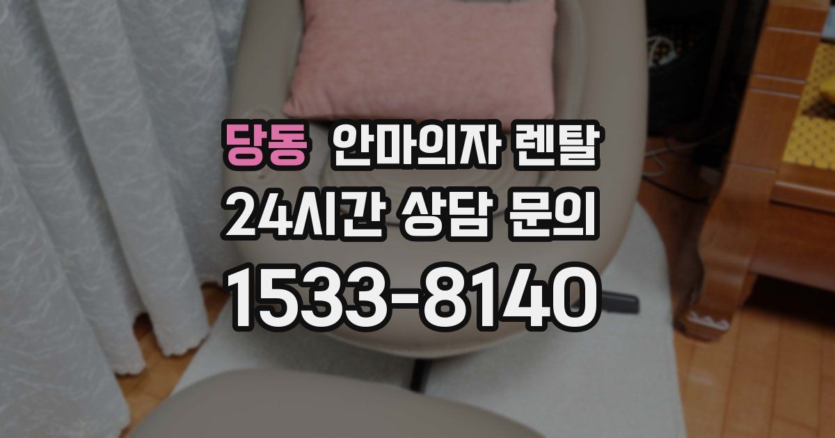 당동 안마의자 렌탈