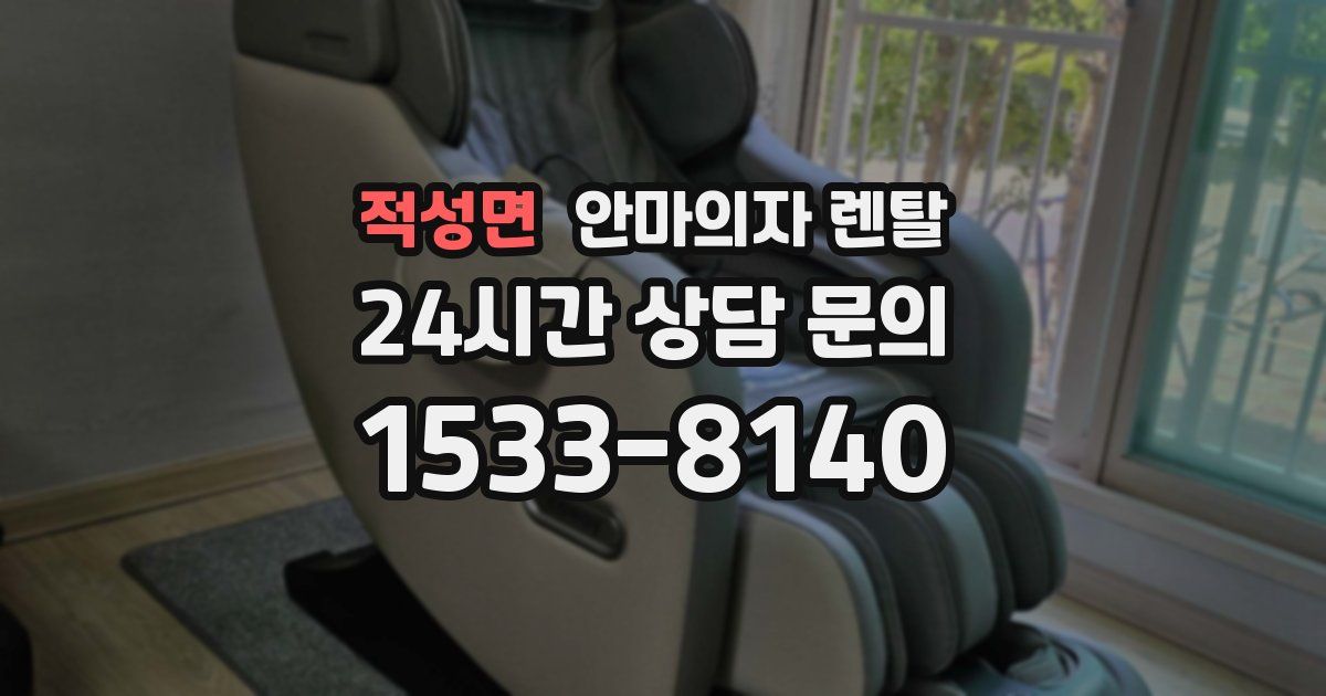 적성면 안마의자 렌탈