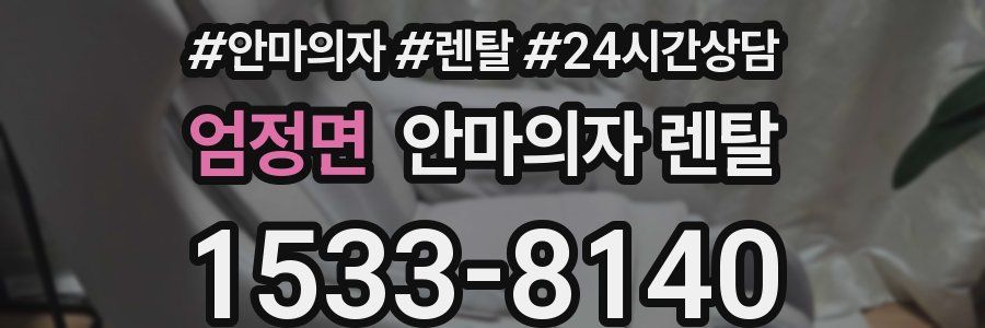 엄정면 안마의자 렌탈