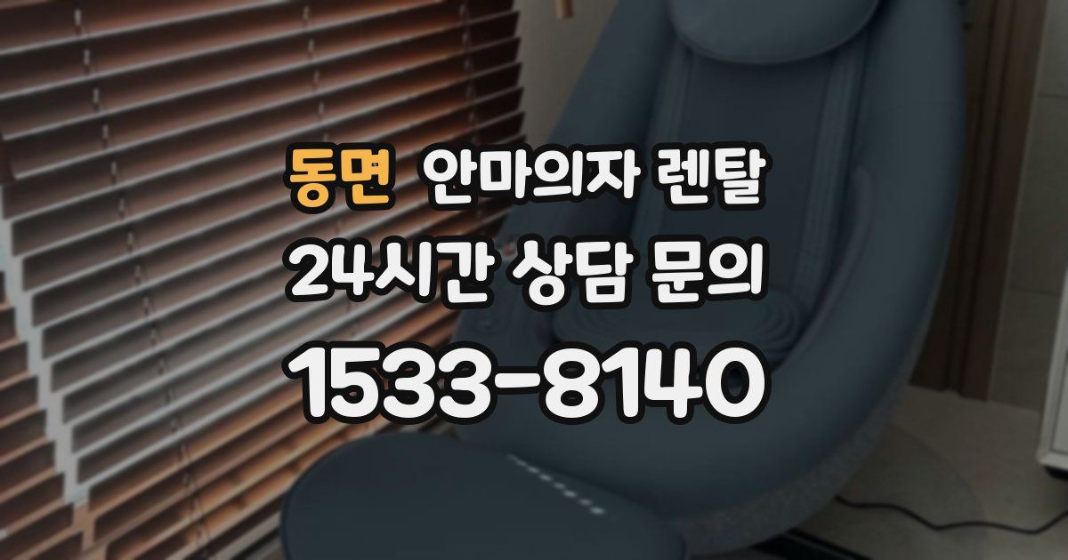 동면 안마의자 렌탈