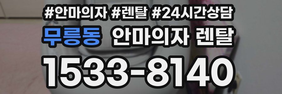 무릉동 안마의자 렌탈