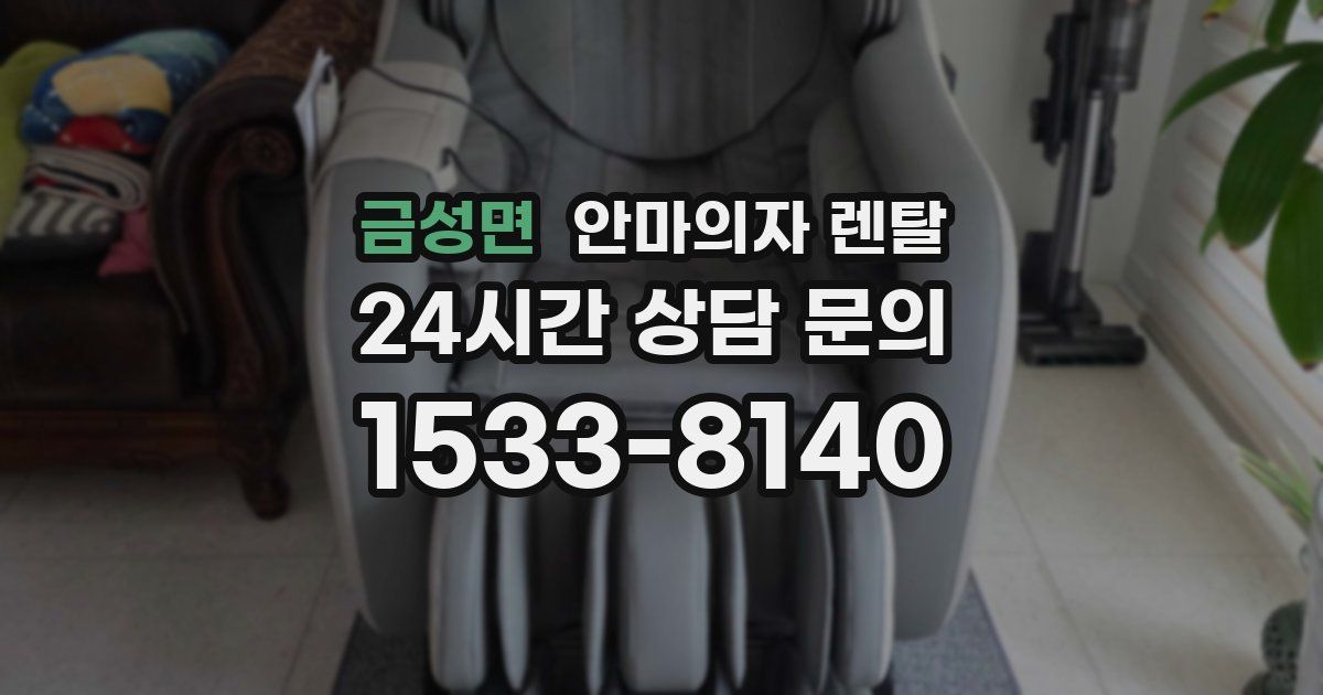 금성면 안마의자 렌탈