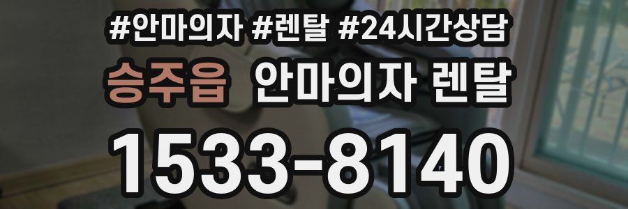 승주읍 안마의자 렌탈