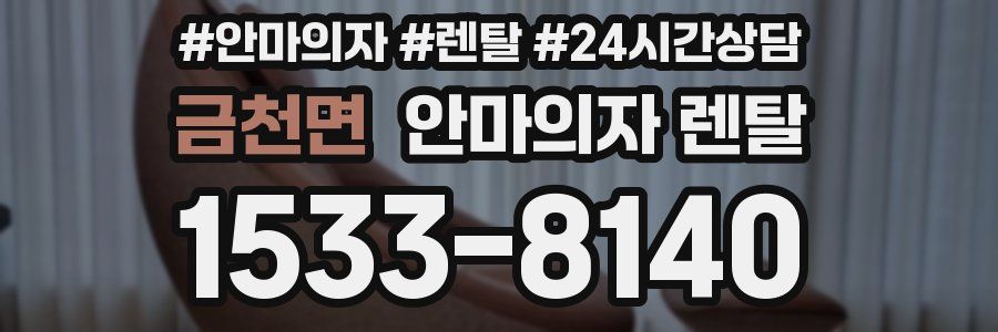 금천면 안마의자 렌탈