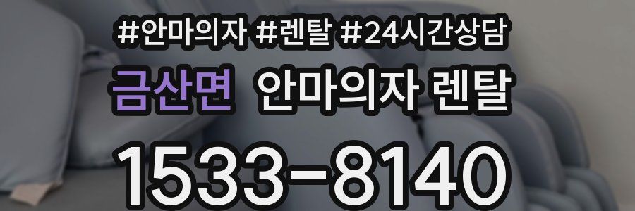금산면 안마의자 렌탈