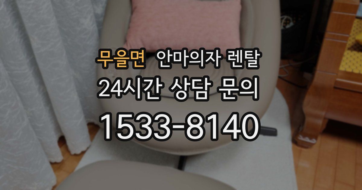무을면 안마의자 렌탈