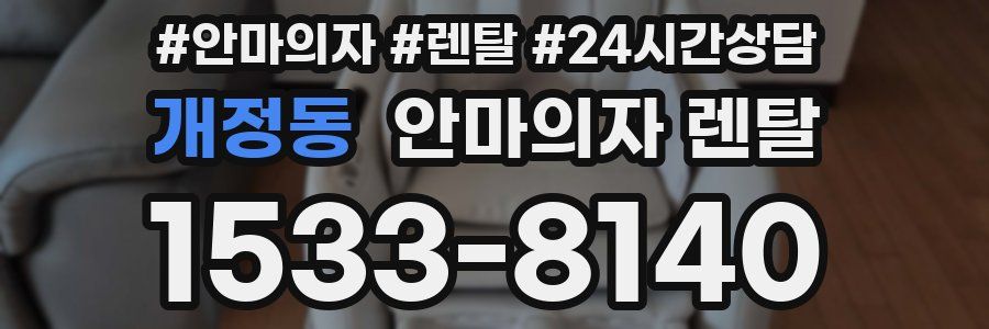 개정동 안마의자 렌탈