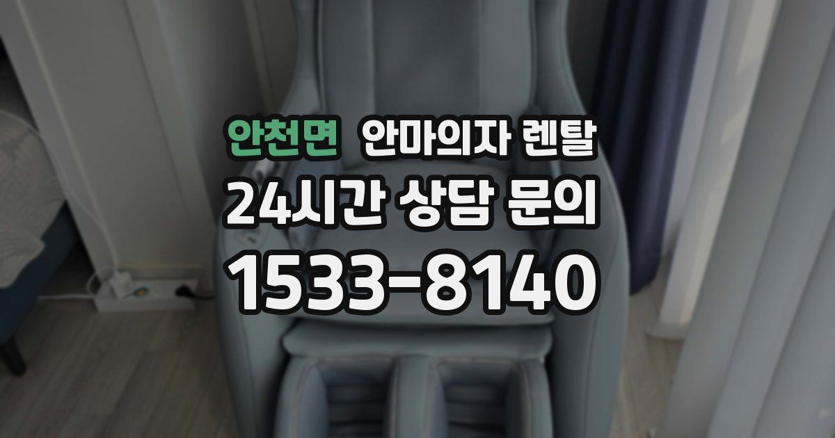 안천면 안마의자 렌탈