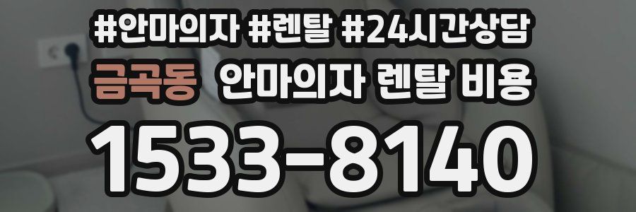 금곡동 안마의자 렌탈 비용