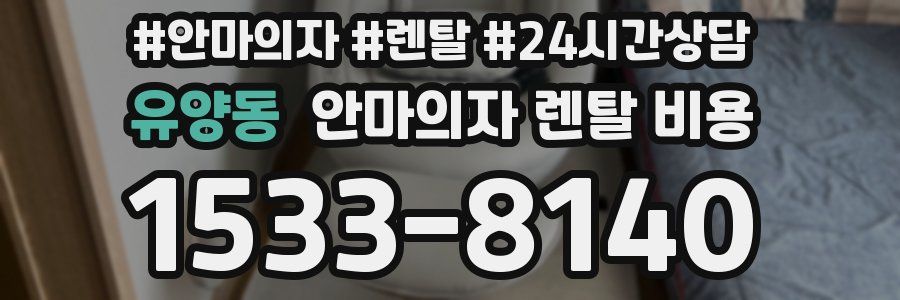 유양동 안마의자 렌탈 비용