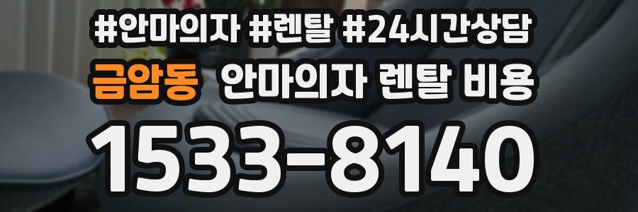금암동 안마의자 렌탈 비용