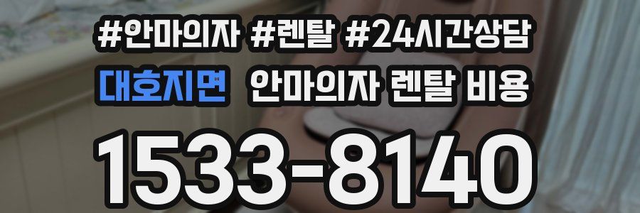 대호지면 안마의자 렌탈 비용