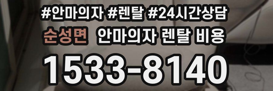 순성면 안마의자 렌탈 비용