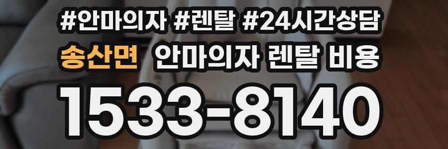 송산면 안마의자 렌탈 비용