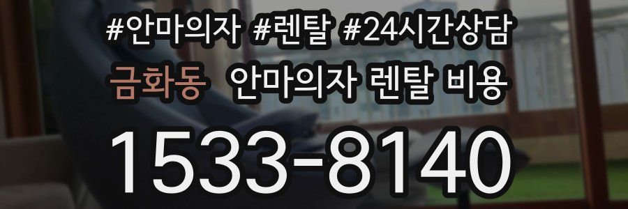 금화동 안마의자 렌탈 비용