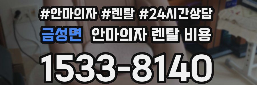 금성면 안마의자 렌탈 비용