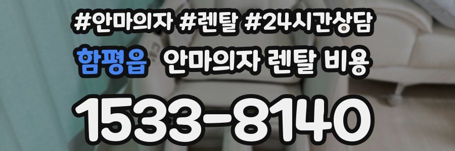 함평읍 안마의자 렌탈 비용