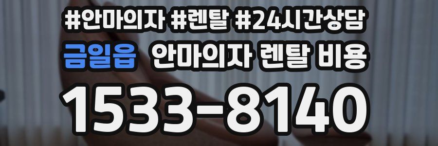 금일읍 안마의자 렌탈 비용