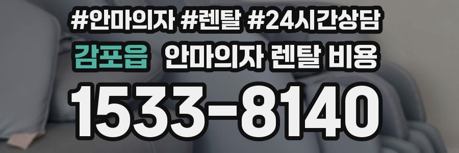 감포읍 안마의자 렌탈 비용