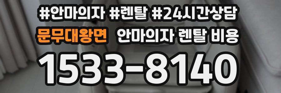 문무대왕면 안마의자 렌탈 비용
