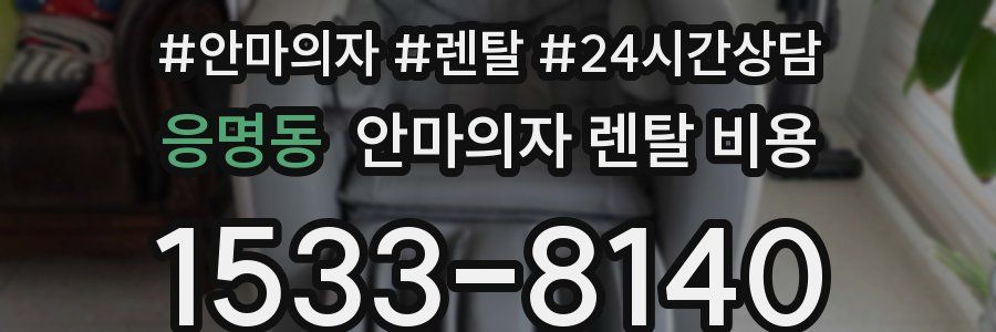 응명동 안마의자 렌탈 비용