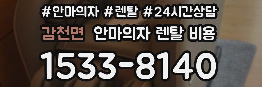감천면 안마의자 렌탈 비용