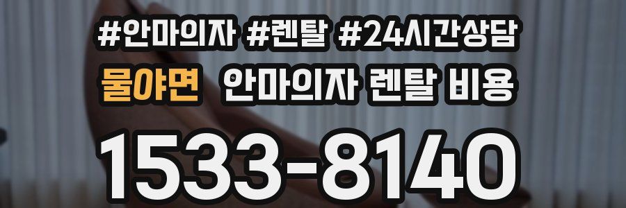 물야면 안마의자 렌탈 비용