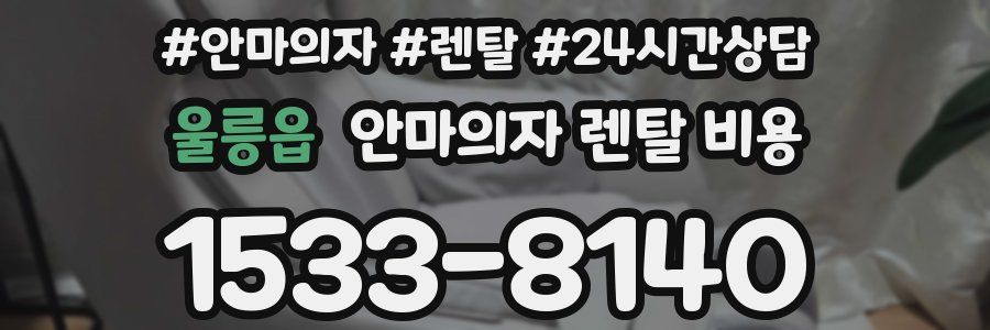 울릉읍 안마의자 렌탈 비용