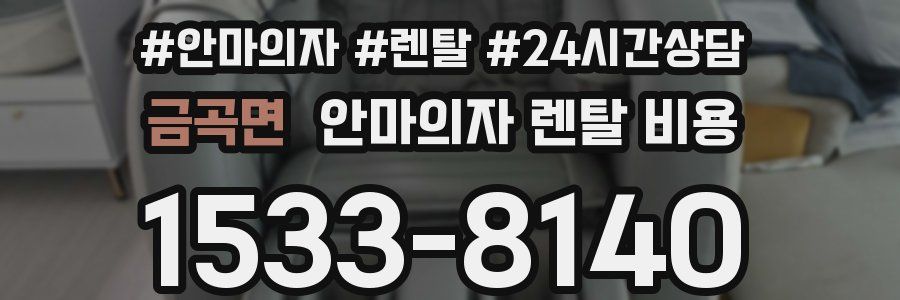 금곡면 안마의자 렌탈 비용