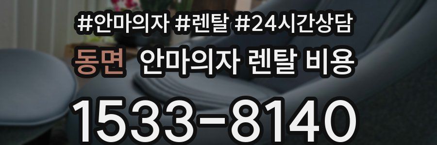 동면 안마의자 렌탈 비용
