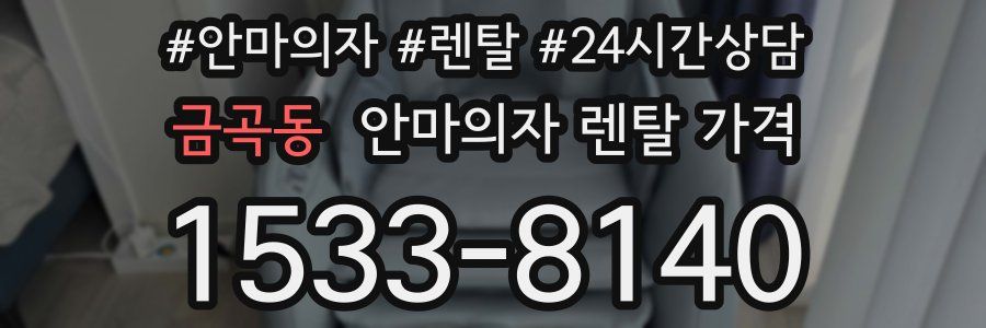 금곡동 안마의자 렌탈 가격