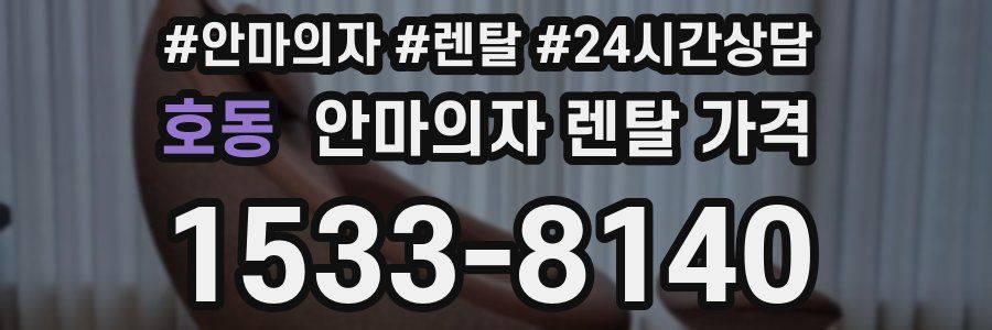호동 안마의자 렌탈 가격