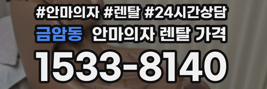 금암동 안마의자 렌탈 가격