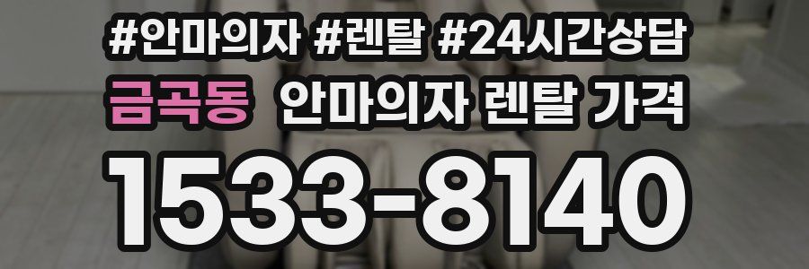 금곡동 안마의자 렌탈 가격