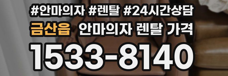 금산읍 안마의자 렌탈 가격