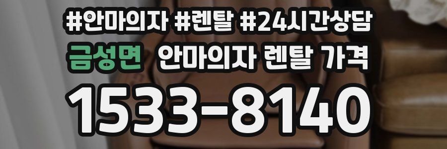 금성면 안마의자 렌탈 가격