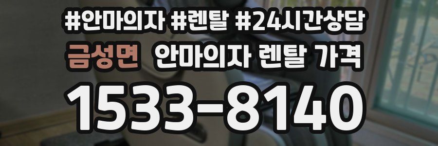 금성면 안마의자 렌탈 가격