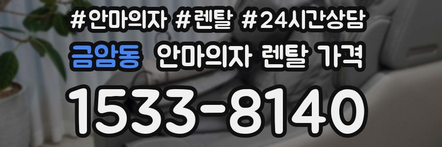 금암동 안마의자 렌탈 가격