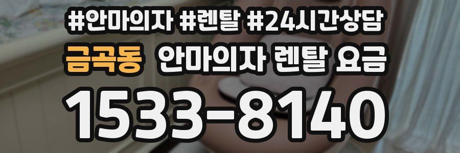 금곡동 안마의자 렌탈 요금