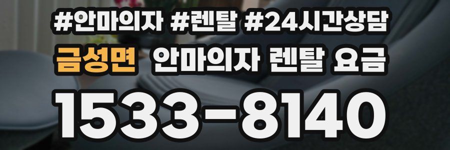 금성면 안마의자 렌탈 요금